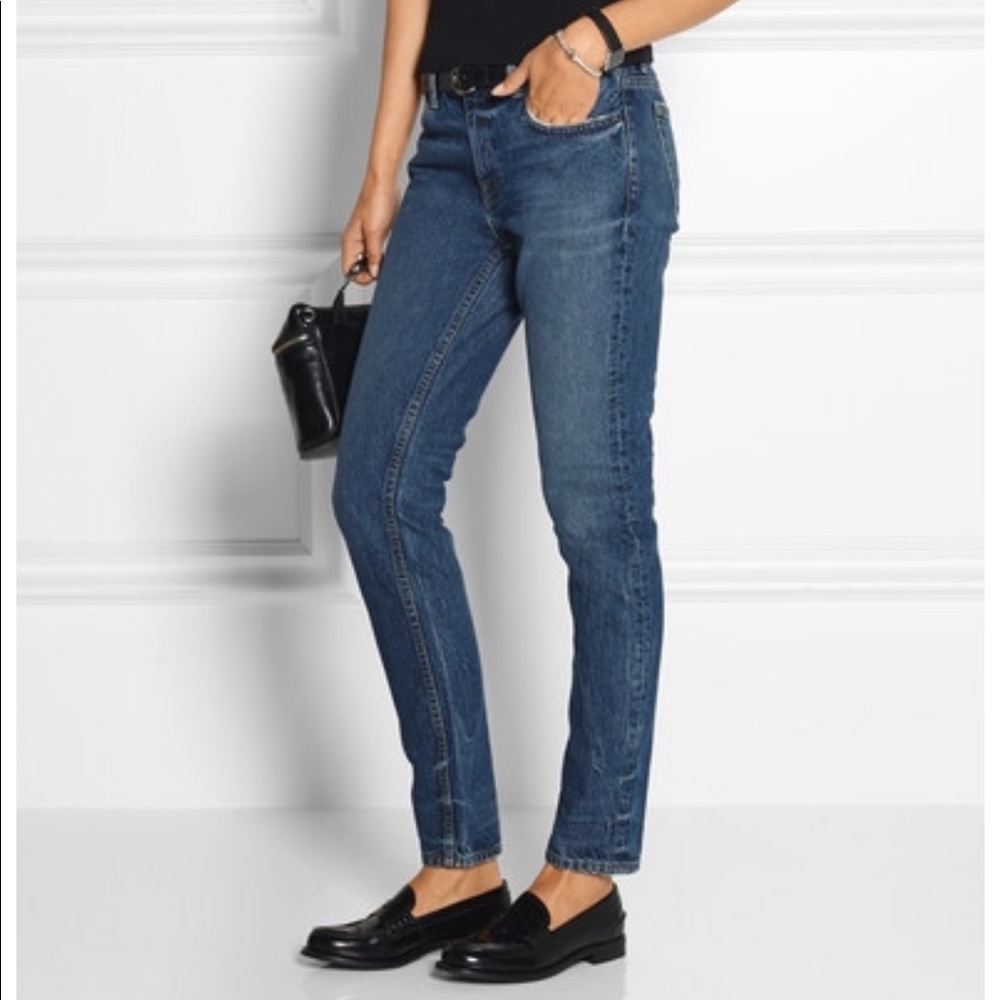 Alexander Wang 002 Slim Fit Medium Indigo Size 26